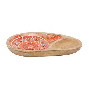 Unique shape <b>wooden</b> Enamel platter Chip & Dip Platter Handmade for snacks Chips Dip Nuts and Party Appetizers for home & party - Product Image 4