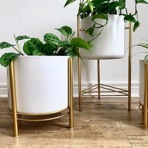 กระถางดอกไม้และกระถางต้นไม้ทองเหลืองแบบโบราณ - Product Image 2