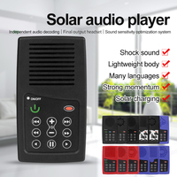 Meilleure radio portable à énergie solaire Multi-Langua Coran & Bible Audio Player avec bandes AM & FM Caractéristiques audio gratuites
