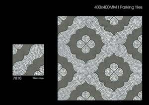 Baldosas para Entrada de Vehículos Resistentes a la Intemperie, 40x40cm 400x400mm, Revestimiento Cerámico Mate para Estacionamiento y Espacios Abiertos - Product Image 4