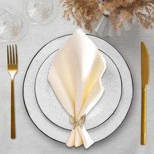 Premium <b>Butterfly</b> Gold Metal Napkin Ring for Classy Table Setup Home Dining <b>Parties</b> Holiday Events and Gifting From India - Product Image 6