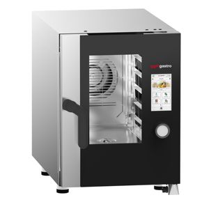 Horno Combinado Eléctrico Comercial COMPACT - Controles Táctiles - 6x GN 1/1 - Diseño Delgado - incl. Sistema de lavado automático y Core - Product Image 3