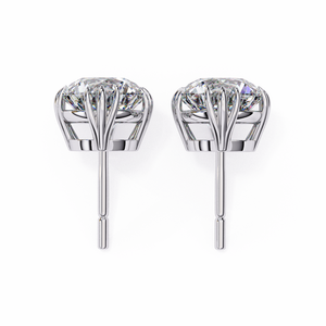 Boucles d'oreilles en or 18 carats et diamants, élégantes et luxueuses - Product Image 2