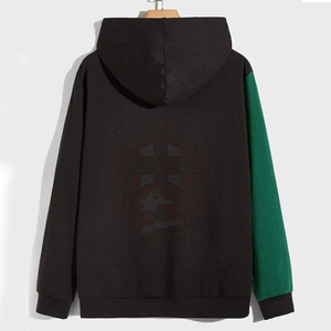 Venta al por mayor 100% algodón con capucha de alta calidad sudaderas pulóver sudaderas con capucha de retales para hombres - Product Image 6