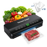 rangement de rouleaux 65kPa 120W 30cm 4L/min 8 modes coupe-sac machine sous vide soudeuse emballage alimentaire