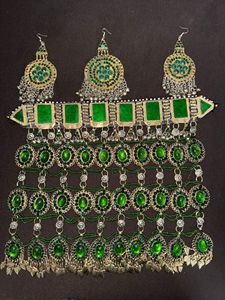 Conjuntos de joyería de moda de boda afgana de ropa cómoda para mujer, incluidos anillos, pendientes, collares, diseño hecho a mano 2025 - Product Image 2