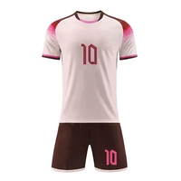 100% poliéster multifuncional Francia camisetas de fútbol uniforme de fútbol personalizado con técnica de sublimación ropa deportiva conjunto de entrenamiento