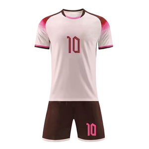 Uniforme de football personnalisé de maillots de football France multifonctionnels en polyester 100% avec ensemble d'entraînement de vêtements de sport de technique de sublimation - Product Image 2
