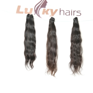 Cheveux humains vierges naturels alignés sur les cuticules de haute qualité 100% en gros indiens Styles de vague profonde ondulés de couleur noire non traités - Product Image 3