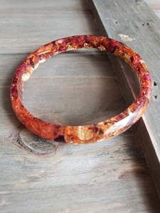 ส่วนประกอบเครื่องประดับกำไลข้อมืออะคริลิคเรซิ่นประกายแวววาวกำไลอะคริลิคหลากสีกว้างไม่สม่ำเสมอสำหรับ - Product Image 4