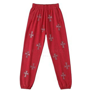 Chándal de diamantes de imitación de tamaño personalizado de ropa informal OEM con diseño único chándal de diamantes de imitación de logotipo personalizado de invierno al por mayor - Product Image 3
