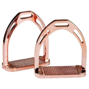 Suministros de equitación veterinaria sólidos, par de estribos de seguridad de aluminio para caballos disponibles en varios colores, protección antideslizante para el tobillo - Product Image 6
