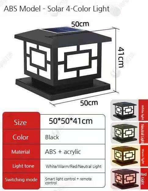 50 cm black with 4 color mode