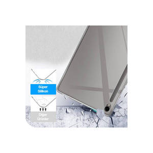 Étui en silicone transparent de qualité supérieure Netzy pour Samsung pour Galaxy Tab S9, coque de protection antichoc pour tablette - Product Image 3