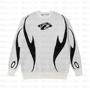 เสื้อสเวตเตอร์ถักสวมหัวผ้าแจ็คการ์ดคอกลมสำหรับผู้ชายผ้าคอตตอนกันรอยยับป้องกันการหดตัวระบายอากาศได้ดีสำหรับฤดูใบไม้ร่วง - Product Image 3