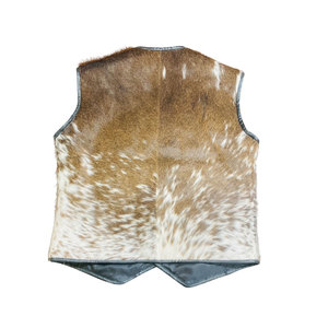 Diseño vanguardista y atemporal Sin mangas Transpirable Cabello en chaleco de cuero Estilo de calle moderno Cabello en chaleco de cuero - Product Image 3