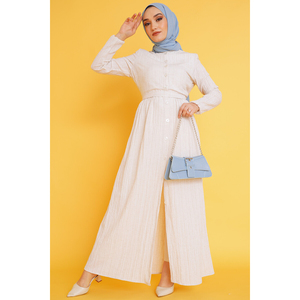 Nueva temporada mujer invierno ropa islámica Abaya vestido Kaftan túnica Dubai musulmán islámico moda turco hecho vestidos islámicos - Product Image 3