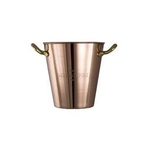 Panier de refroidissement de bière en acier inoxydable de haute qualité conception populaire vente chaude panier de glace martelé Champagne avec poignée de couleur or - Product Image 6