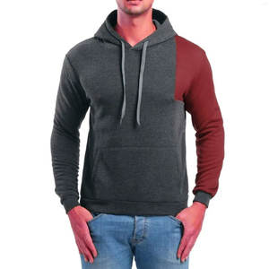 Vente en gros de produits populaires sweat à capuche 100% coton avec logo personnalisé pour homme sweat à capuche épais uni en polaire pour homme - Product Image 6