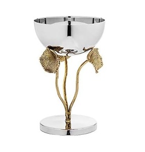 Bol décoratif en métal de haute qualité personnalisé forme unique et vaisselle au design moderne pour mariage. - Product Image 1