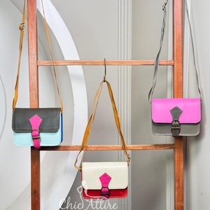 กระเป๋าสะพายหนังรีไซเคิลทำมือแฟชั่นกระเป๋าหนังนิ่มสำหรับผู้หญิงกระเป๋าถือมีหลายสีที่ไม่ซ้ำใคร - Product Image 1