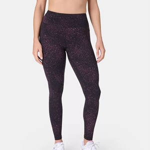 Leggings de Yoga para Mujer, Cintura Alta, Compresión Alta, Transpirables, Antibacterianos, Impresión Personalizada, Sin Costuras, 180g, Moldeadores de Cuerpo, Levanta Glúteos - Product Image 3
