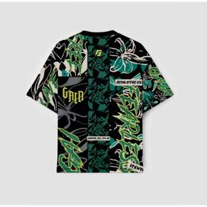 Camiseta de verano Prism Revival en negro, transpirable y cómoda - Product Image 2
