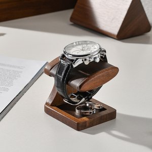 Custom Engraved Name Watch Box Handmade Wooden Organizer with 8 Slots <b>Divider</b> Soft Velvet Pillows <b>Drawers</b> Gift <b>for</b> Men - Product Image 2