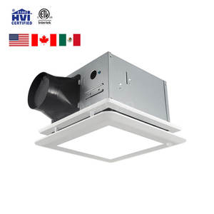 Kipas Ventilasi Kamar Mandi ETL HVI Terbaik 8-Inci dengan Sensor Gerak, Timer, Lampu LED 5CCT, Ekstraktor Mandi Mewah - Product Image 1