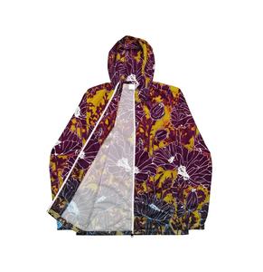 Chaqueta de golf cortavientos ligera para hombre Chaqueta de diseño de patrón personalizado informal de poliéster para hombre - Product Image 2