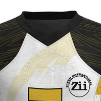 Vêtements de sport, uniforme de football américain uni, respirant, grande taille, manches courtes, séchage rapide, sur mesure