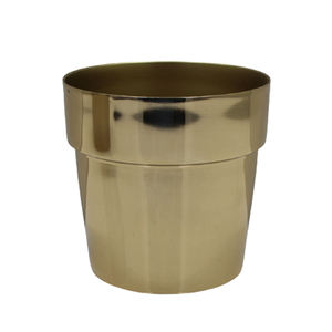 Meilleur produit jardinière en métal laiton plaqué aluminium métallisé Mddern Look utilisation pour l'extérieur décoration de jardin jardinière style moderne - Product Image 2