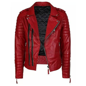 Vestes en cuir pour hommes fournies directement par l'usine, veste en cuir d'hiver 2025 pour hommes, veste en cuir grande taille pour hommes - Product Image 1