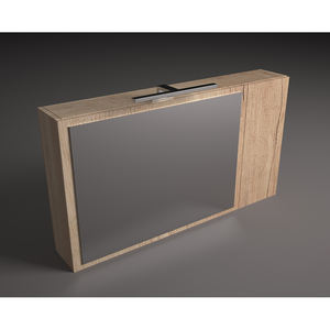 Espejo de Maquillaje de Escritorio de Estilo Moderno Horizontal, Diseño Plegable de Una Sola Cara con Función de Aumento - Product Image 1