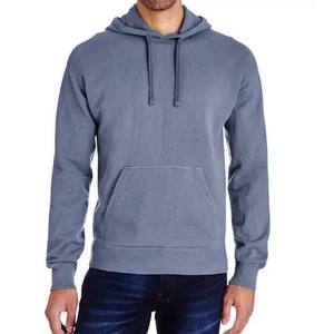 Jersey de color personalizado sudaderas con capucha para hombre precio al por mayor manga larga 100% algodón manga larga básica sudaderas con capucha para hombre - Product Image 4