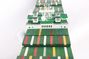 เรือจำลองไม้เชิงพาณิชย์ EVERGREENN เรือบรรทุกสินค้าทำมือ สำหรับตั้งโชว์หรือสะสม - Product Image 4