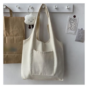 Cute Whale Printed Foldable <b>Large</b> Capacity <b>Canvas</b> Shoulder Handbag Eco-friendly Reusable Diy Customizable 100% Cotton Tote Bags - Product Image 3