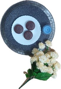 Manteles y almohadillas hechos a mano con cuentas para manteles individuales decorativos con estilo - Product Image 3