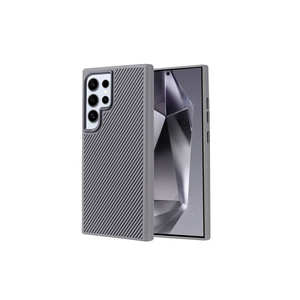 Étui de chargement magnétique en fibre de carbone pour Samsung Galaxy S24 Ultra, coque de protection pour téléphone portable - Product Image 1