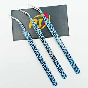 Nouvelle pince à épiler isolante pince à épiler enduite de papier pour l'isolement pince à épiler durable et emballage de boîte écologique - Product Image 2