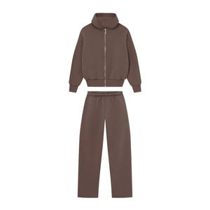 Top Trending Cómodo Jogger Traje general para hombres y mujeres Ropa de fábrica Sudadera con capucha y pantalones de chándal para hombres personalizados Traje - Product Image 5