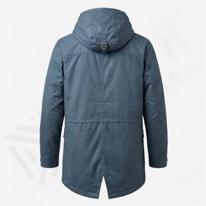 Parka d'hiver pour homme, épaisse, chaude, coupe-vent, décontractée, col montant, style streetwear, disponible en taille moyenne, vestes thermiques - Product Image 2