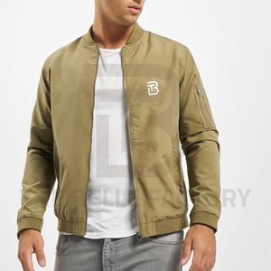 New Arrival Best Selling Custom Stand Collar Winter Bomber Jacket for Men Men's Jackets with OEM <b>Service</b> - Product Image 1