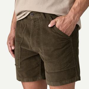 Pantalones Cortos de Algodón Orgánico para Hombre, Pantalones Cortos de Pana Sostenibles con Botones Personalizados, Pantalones Cortos de Verano para Hombre - Product Image 2