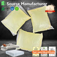 Bloc d'adhésif thermofusible PSA blanc haute adhérence, colle sensible à la pression pour l'assemblage de matelas, prix d'usine en gros pour l'industrie