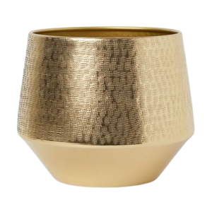 Best-seller Vase à fleur martelé personnalisé au design étonnant Pot de fleur décoratif en métal en acier inoxydable et fer fini de couleur noire - Product Image 6