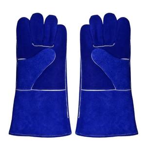 Vente en gros Gants de travail Gants de travail en cuir blanc fendu bon marché OEM Gants de travail de soudage - Product Image 5