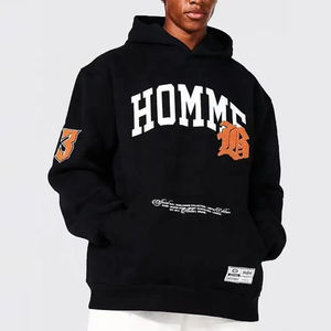 เสื้อฮู้ดผ้าฝ้าย100% มีฮู้ดโอเวอร์ไซส์ปักลายพิมพ์โลโก้ได้ตามต้องการสำหรับฤดูหนาว - Product Image 4