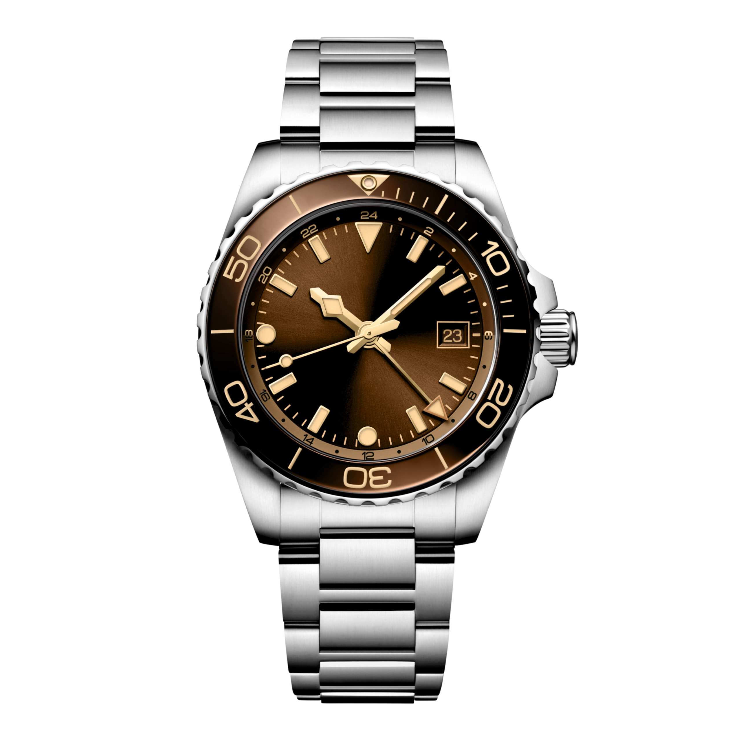 สีน้ำตาล