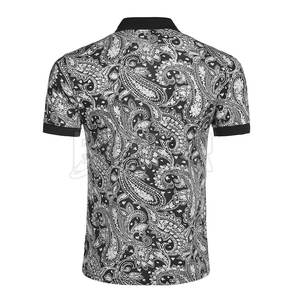 Camiseta Polo de hombre con sublimación de estilo callejero con diseño limpio, tela ligera y cómoda, perfecta para el uso diario - Product Image 3